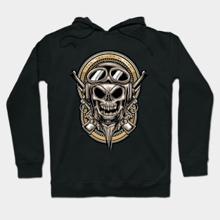 skull gun Hoodie